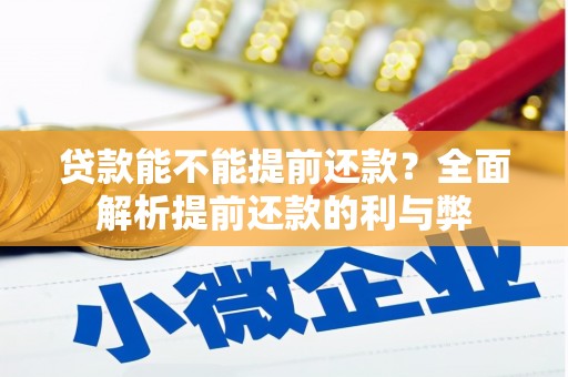 安泽贷款能不能提前还款？全面解析提前还款的利与弊