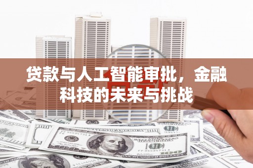 安泽贷款与人工智能审批，金融科技的未来与挑战