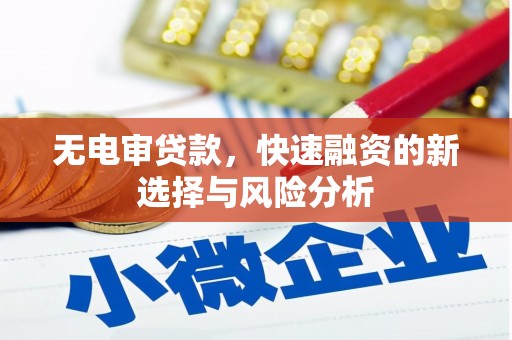 安泽无电审贷款，快速融资的新选择与风险分析