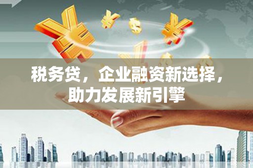 安泽税务贷，企业融资新选择，助力发展新引擎