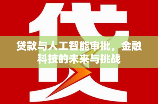 安泽贷款与人工智能审批，金融科技的未来与挑战