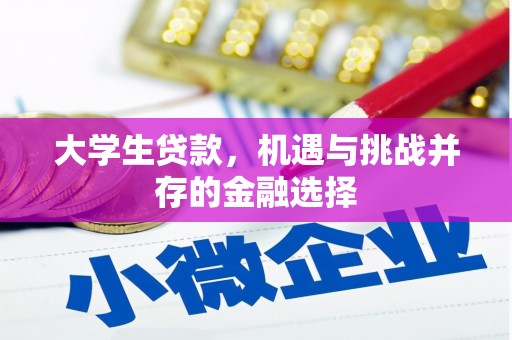 安泽大学生贷款，机遇与挑战并存的金融选择