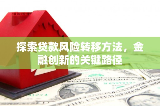 安泽探索贷款风险转移方法，金融创新的关键路径