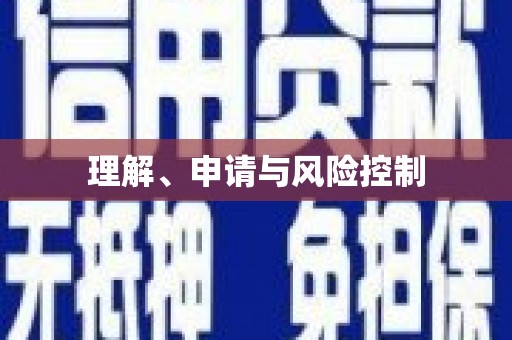 安泽理解、申请与风险控制